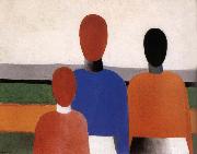 Kasimir Malevich Three Women Spain oil painting artist